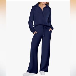 Navy Women's leisure Set